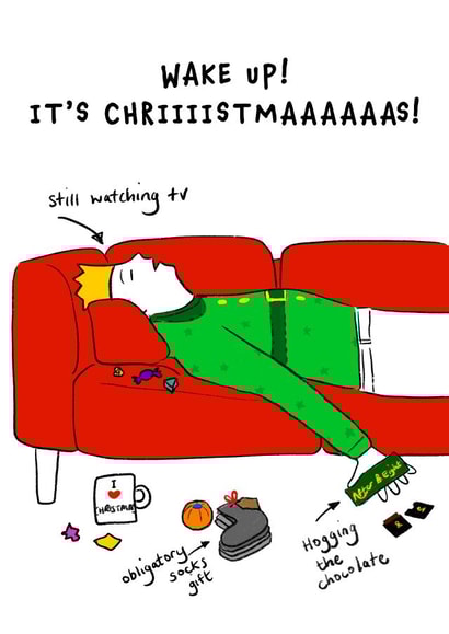Wake up! - it's Chriiiistmaaaaaas! card created by Dani Verbeeten