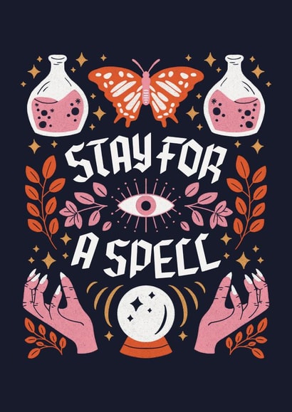 Stay For A Spell Halloween card created by Jessica Molina