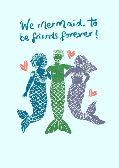 We Mermaid to be Friends Forever! created by Salty Siren Studios 