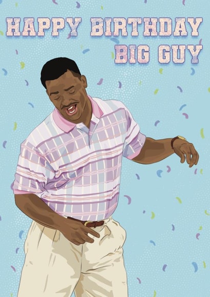 Carlton Fresh Prince Happy Birthday Big Guy  created by ttrappartt