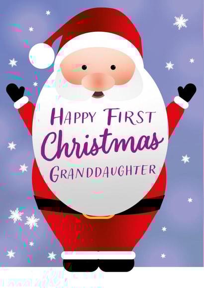 Happy 1st Christmas Granddaughter created by Yeti Design