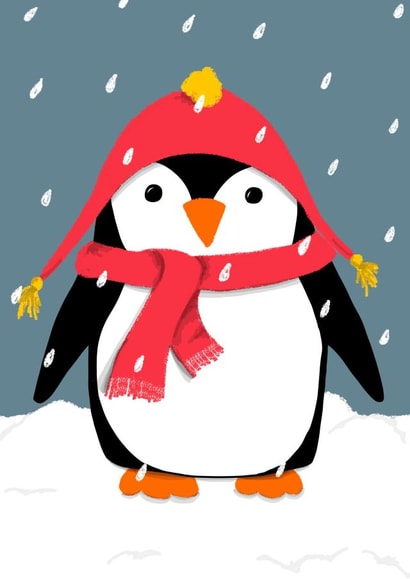 Penguin Xmas created by Art by Reb