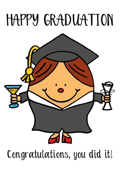 Funny Graduation Congratulations Card For A Special Graduate created by Knick Knack Crafts
