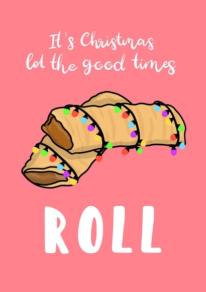 Sausage Roll Christmas Card created by Tori's Little Bubble