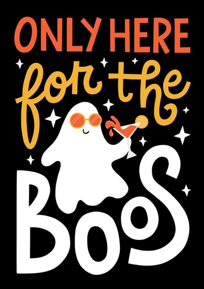 Funny Halloween Card for Friends created by Kelley Dillon