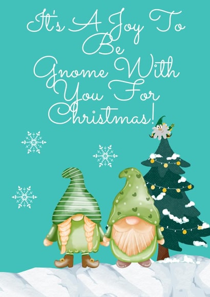 Christmas Gnome With You Card created by Cute Little Gems