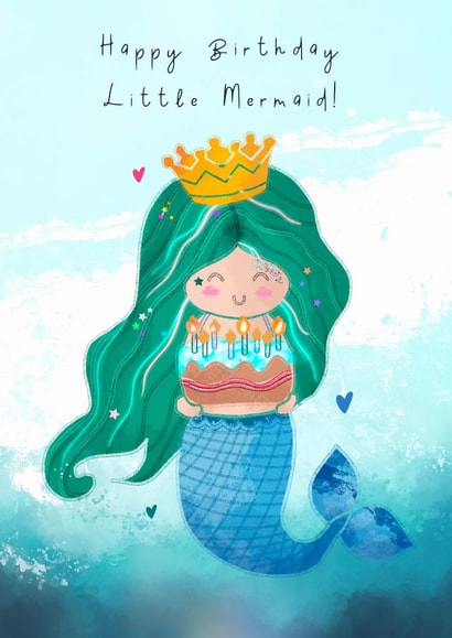 Happy Birthday Mermaid Card created by Francis & Wood