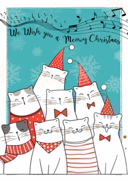 Fun Cat Christmas Card created by Shereen M Designs