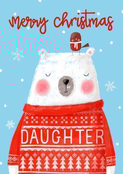 Merry Christmas Daughter 1001 created by Nicola Watson
