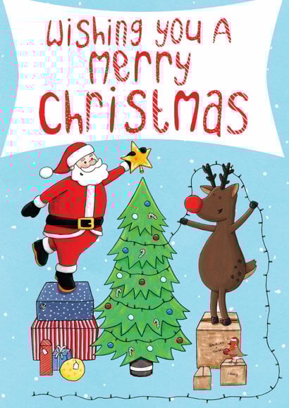 Christmas Tree created by Martyn Scribbler Illustration