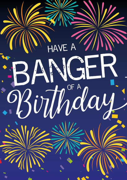 Birthday Banger created by Yeti Design