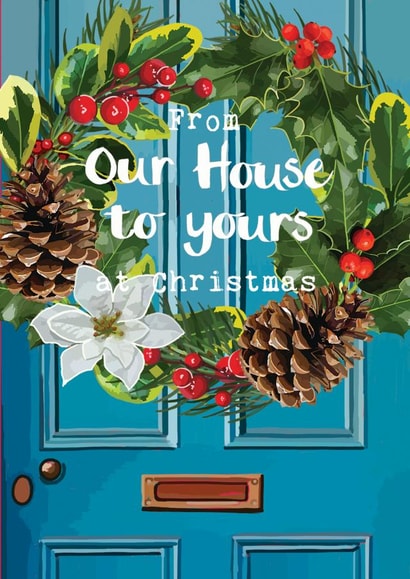 Christmas Door Wreath created by Sarah Kelleher