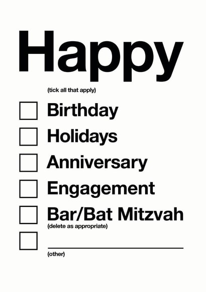 Emergency Greeting Card created by Matt Windsor