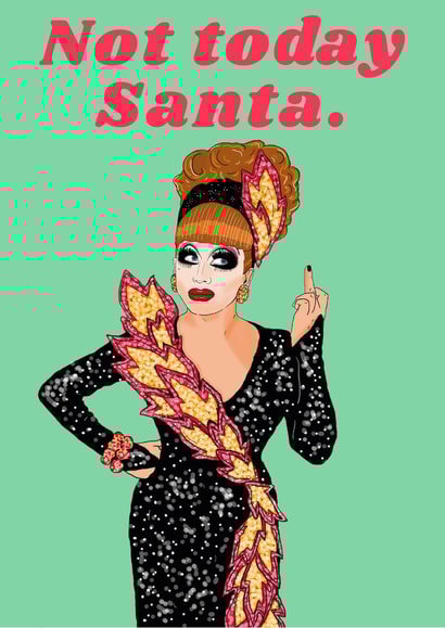 Bianca Del Rio Christmas  created by The Queer Store