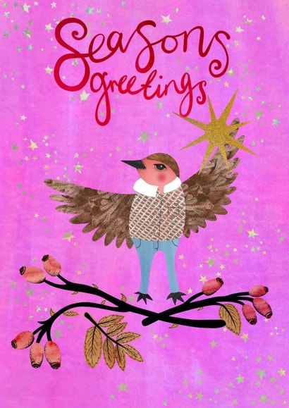 Fancy Pants Robin Christmas Card created by PearlyPea 