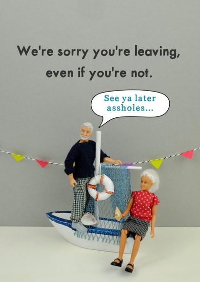 Sorry You're leaving created by Bold & Bright Cards