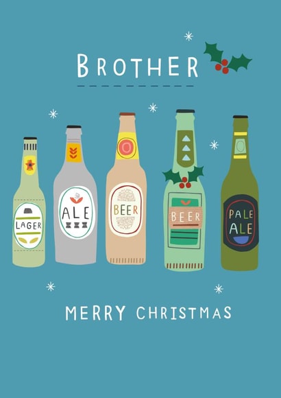 Merry Christmas Brother created by Sally Payne Design