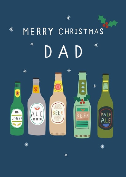 Merry Christmas Dad created by Sally Payne Design