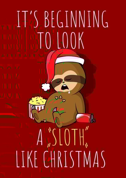 A Sloth Like Christmas created by NerdShizzle