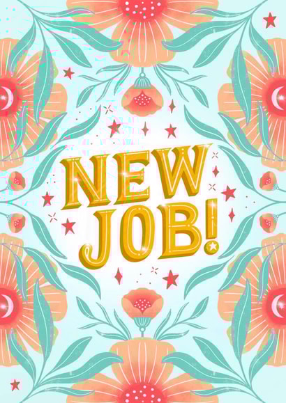 New Job Card created by Life’s Peachey by Lauren Faye Peachey