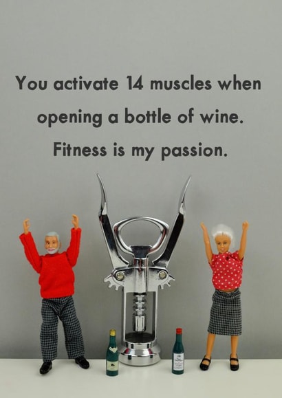 Fitness passion created by Bold & Bright Cards