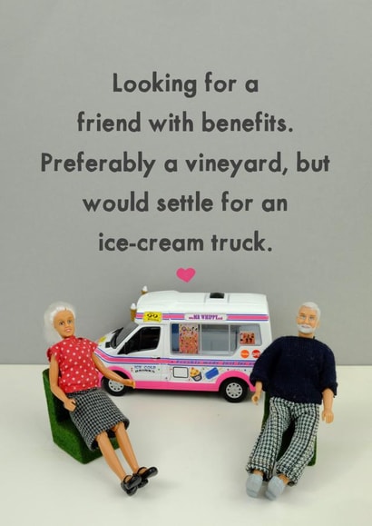 Friend with benefits created by Bold & Bright Cards