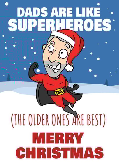 Dads Are Like Superheroes Christmas created by NerdShizzle