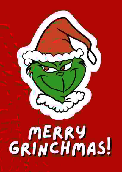 Grinch Merry GRINCHMAS Christmas card  created by Keepseyshop