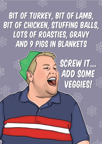 Lamb Bhuna, Chicken Bhuna Christmas Card Order created by Bubble&Cheek