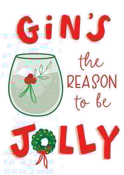 Gin's The Reason to Be Jolly created by Michelle Robyn