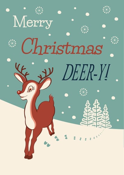 Merry Christmas Deer-y! created by Rose Tinted Specs