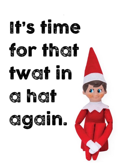 Elf on the shelf Christmas Card created by picsandsquiggles