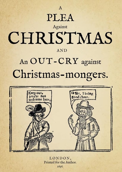 A Plea Against Christmas Historical Anti-Christmas Card created by Wit & Wisdom