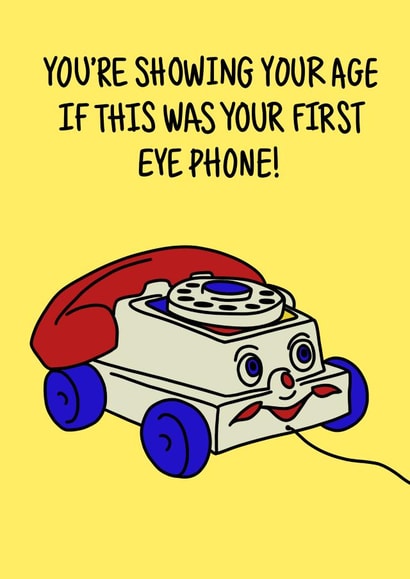 Your First IPhone Birthday Card created by Meg's Creative Outlet