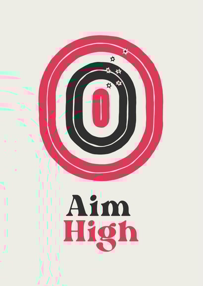 Aim High card created by @MarkBijak