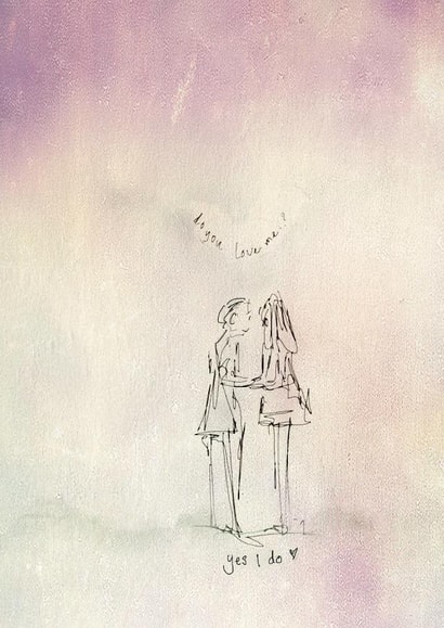 Do you love me?  created by jacquelyn ready designs