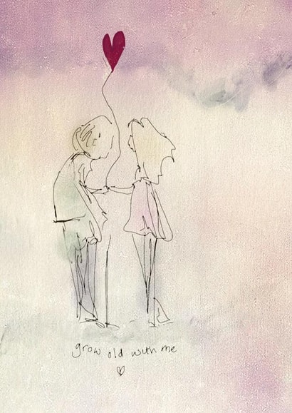 Grow old with me created by jacquelyn ready designs