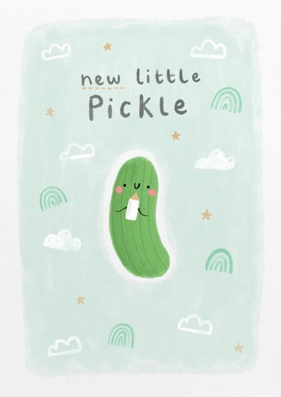 New little pickle created by Jess Moorhouse