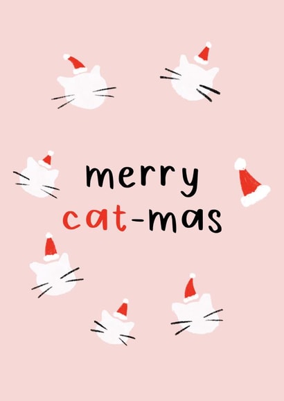 Merry Cat - mas Christmas Card created by SecretlyMegan