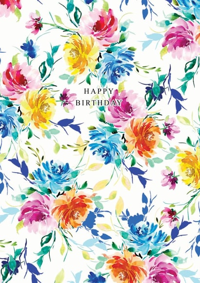 Floral Birthday created by Sophie Hilton Designs