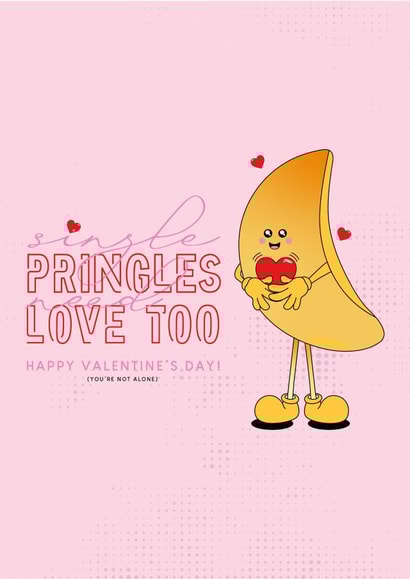 Single Pringle Valentine's Day Card created by Lauren Jackson