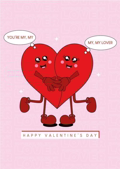 You're my, my, my, my lover created by Lauren Jackson