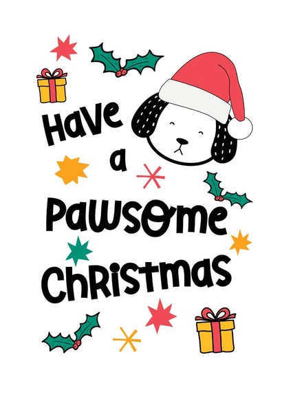 Have A Pawsome Christmas created by Rambos Packed