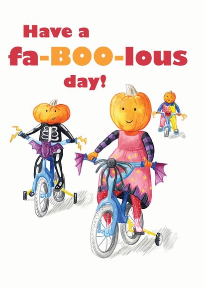 Celebration Pumpkin Halloween Pun Card created by Vicky Kuhn