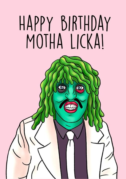 Old gregg birthday card  created by Swish & Scribble