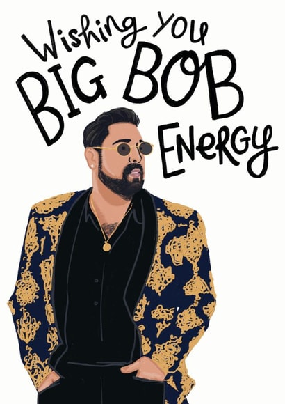 MAFS Big Bob Energy created by Lisa Illustrates