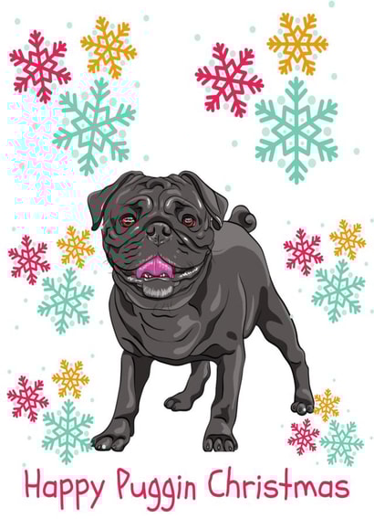 Happy Christmas Pug Lover 1001 created by Made by Betty