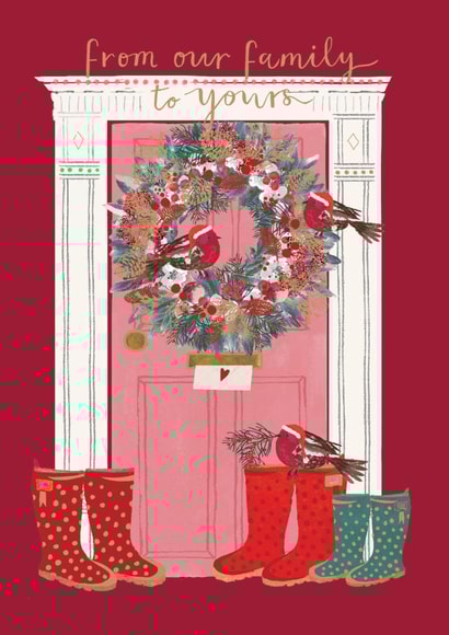 Christmas Robin Family created by Louise Tiler