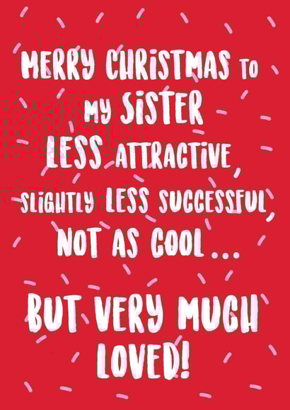 Merry Christmas Sister created by @Laura Lonsdale Designs