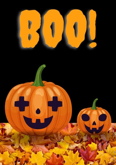Halloween Boo! Pumpkins created by Julia Cafferkey